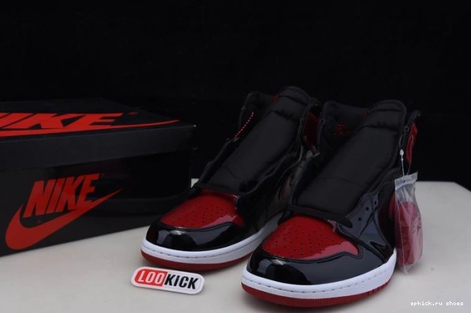 Cheap Bred Jordan Air 555088-063 High Patent 1 OG 0820